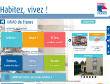 Tablet Screenshot of immodefrance.com